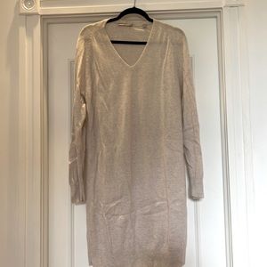 VINCE cream color sweater dress